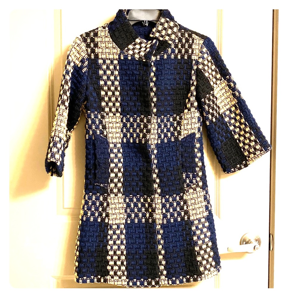 3/4 sleeve lightweight peacoat
